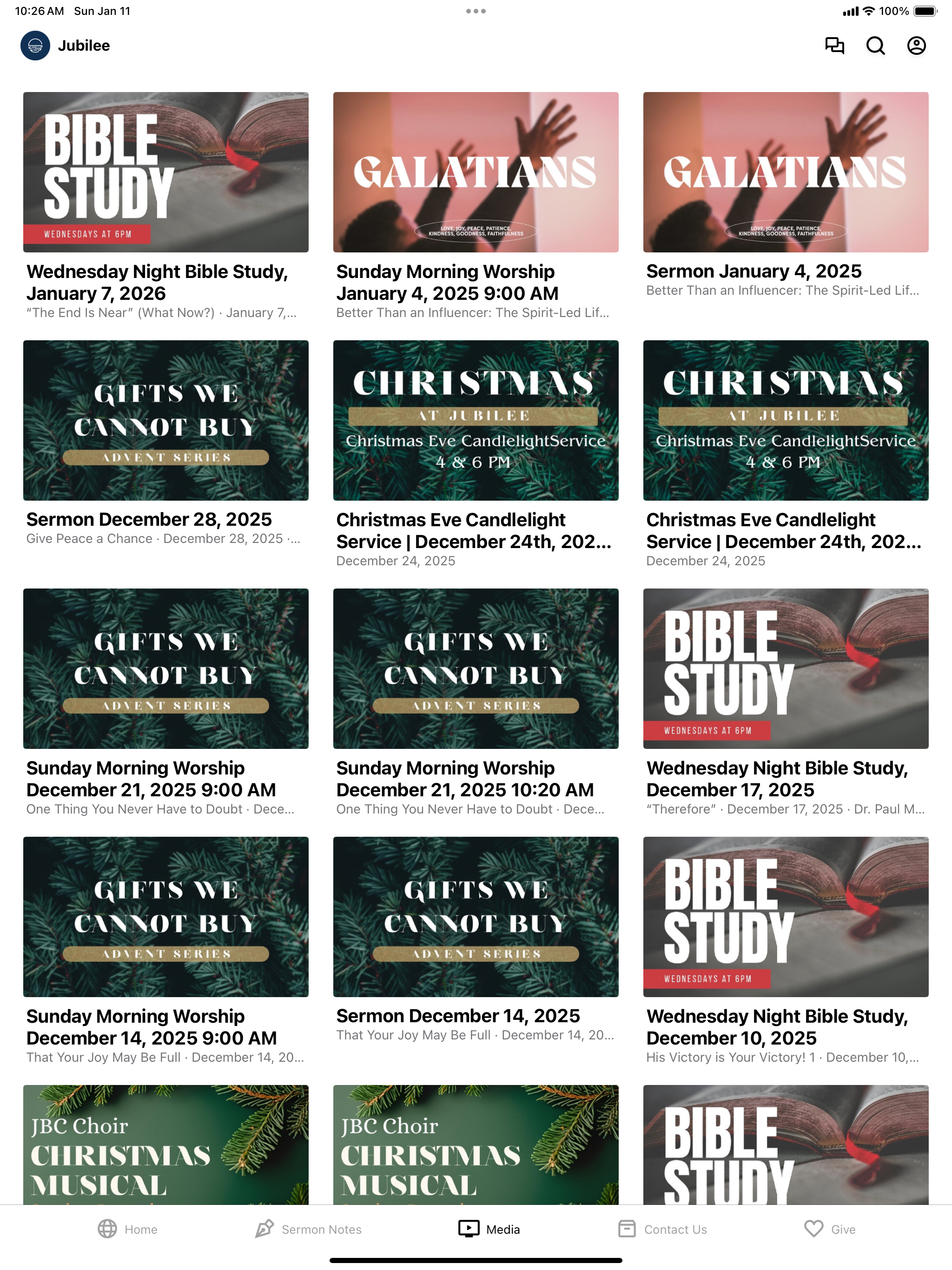 Jubilee Baptist Church screenshot 7