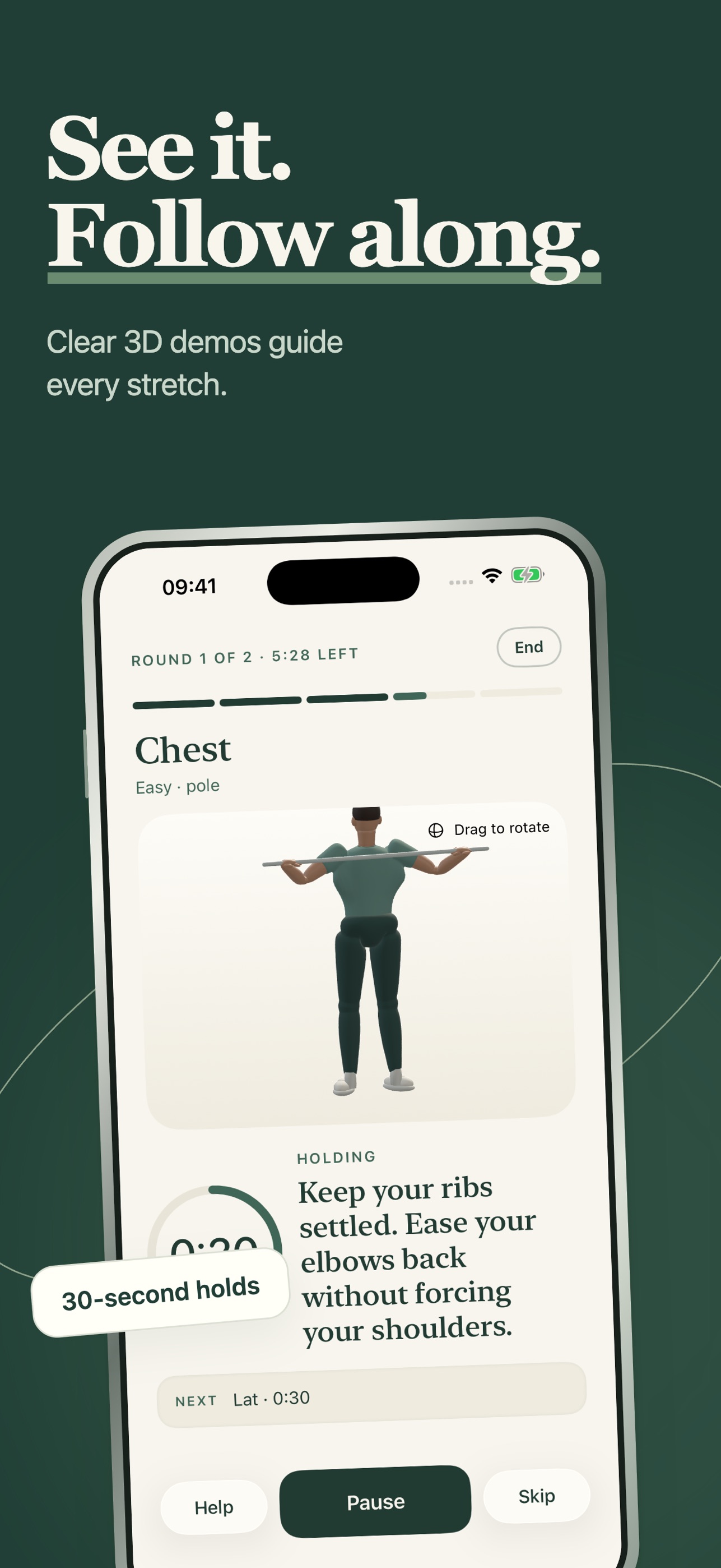 Screenshot 3 of StretchSesh: Daily Stretching