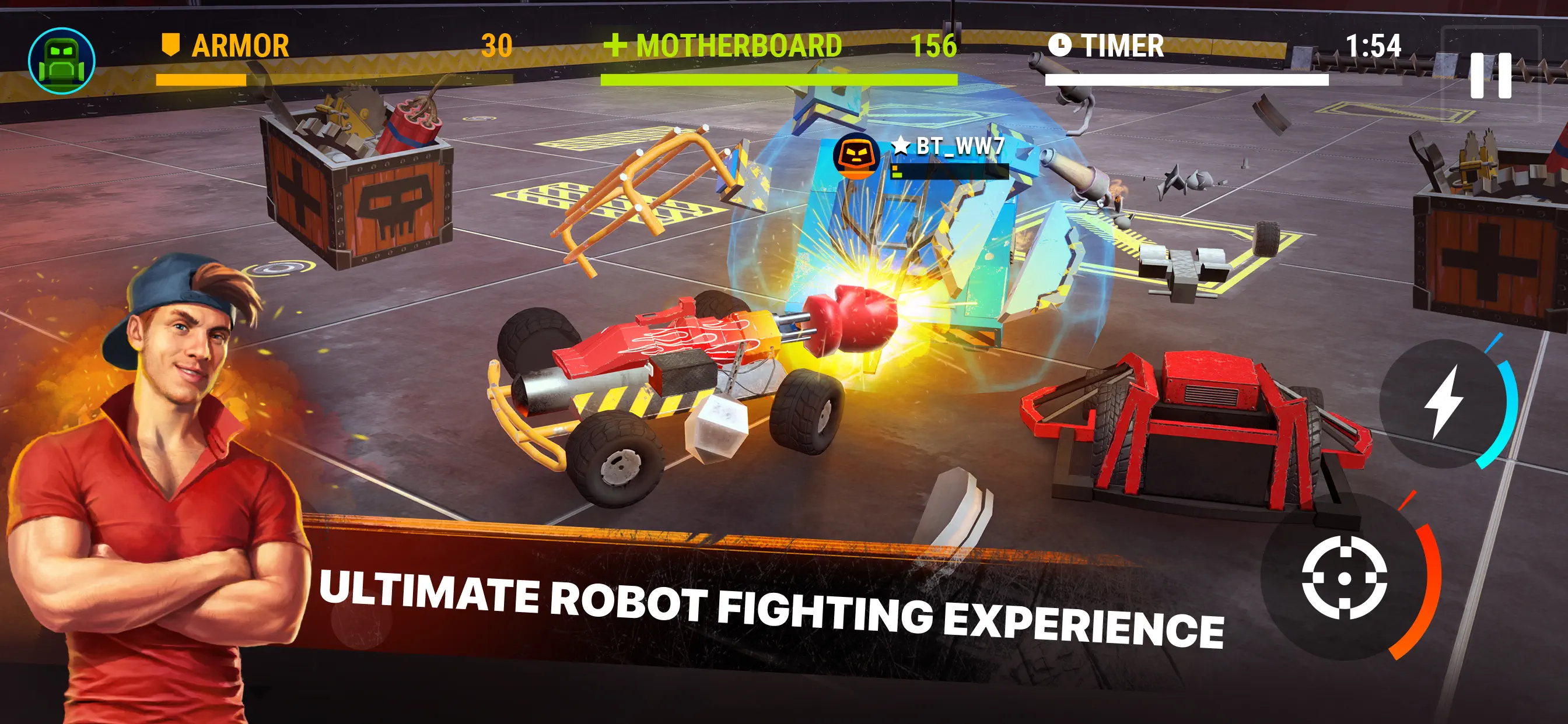 #4. Robot Fighting: Mech Arena (iOS) Przez: Real Fighting, LLC