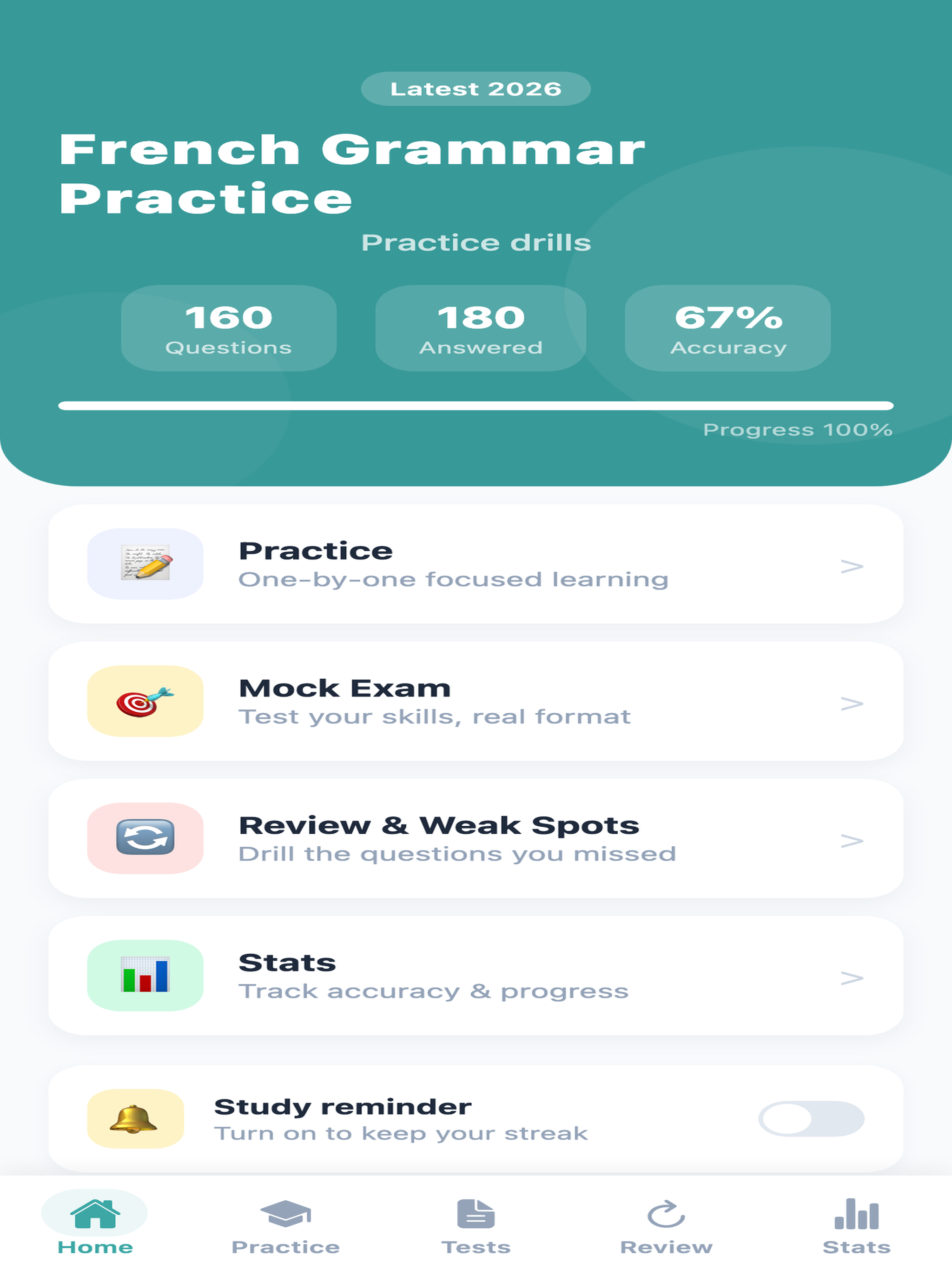 French Grammar Practice