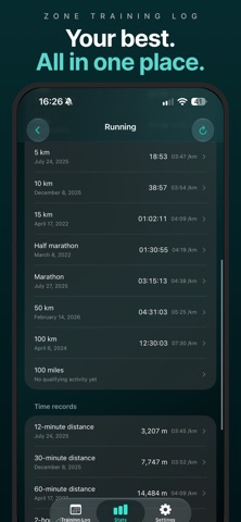 Zone Training Log Screenshot 8 of 9