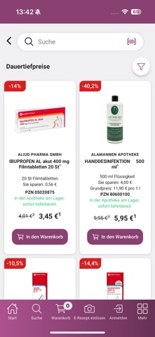 Bären-Apotheke Esslingen screenshot