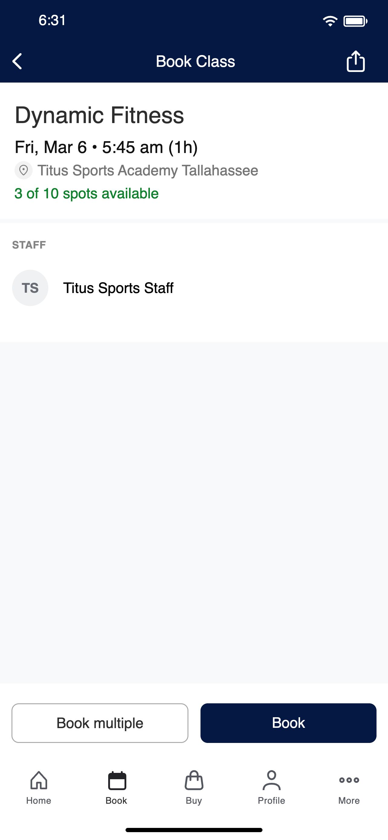 Titus Sports: Tallahassee