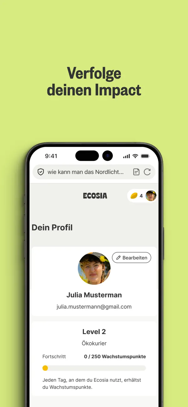 Ecosia: Browse to plant trees Screenshot 3