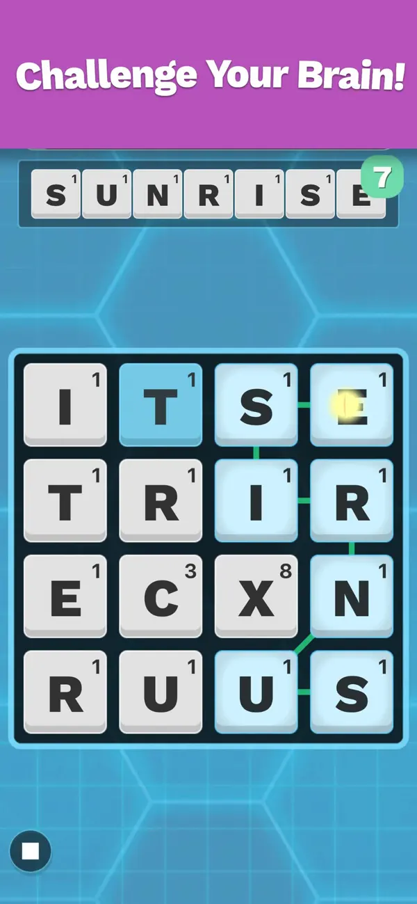 Screenshot #1 pour Word Race: Train Your Brain