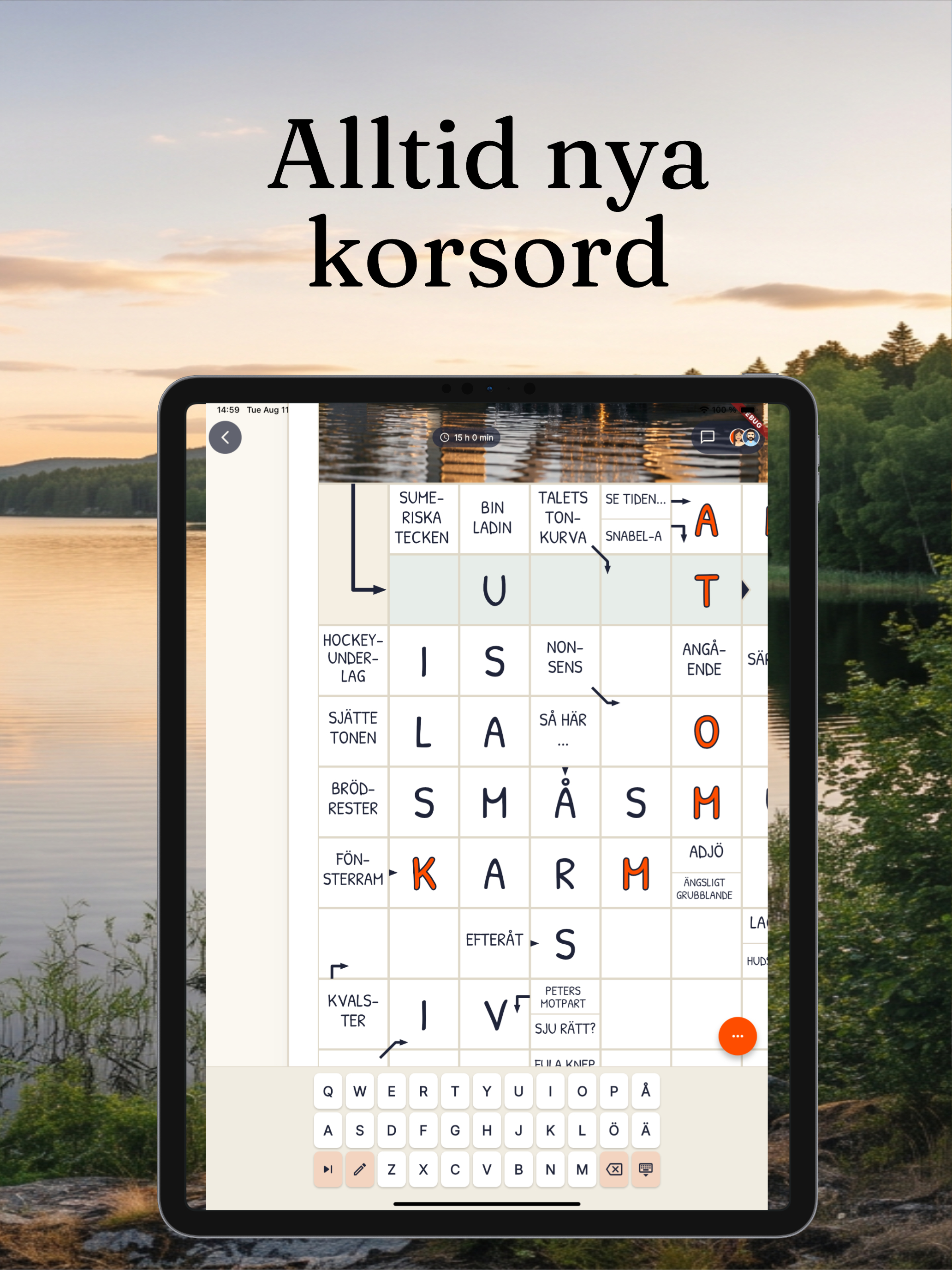 iKors: Svenska Korsord & Kryss screenshot 10