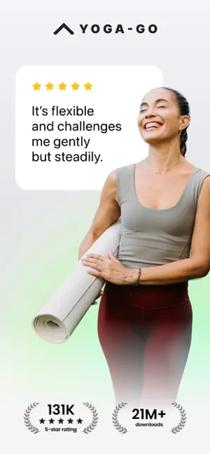 Yoga-Go: Workout & Exercises iPhone screenshot 1