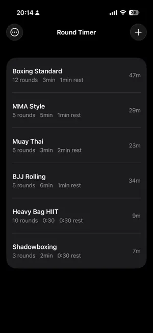 RoundTimer: Boxing & HIIT screenshot 3