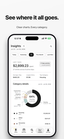 Centee: AI Expense Tracker Screenshot 2 of 10