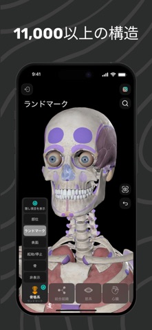 Easy Anatomy 3D 音声AI搭載 のスクリーンショット