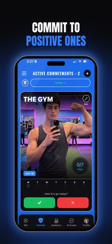 Rid: Habits & Goals iPhone screenshot