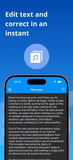 Ses Transkripsiyonu iPhone Ekran Görüntüsü 3