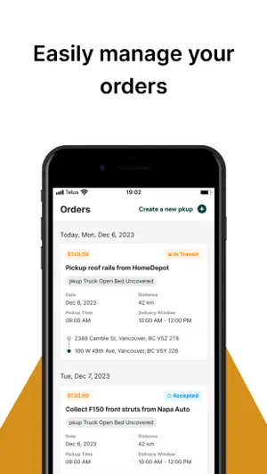 pkup delivery screenshot 3