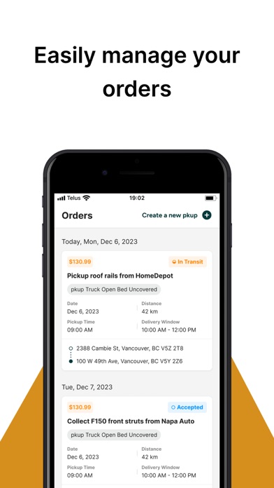pkup delivery Screenshot 3 of 6