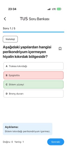 TUS Soru Bankası screenshot