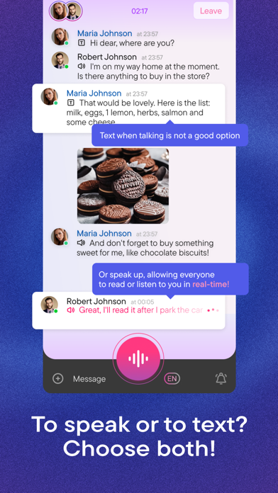 Voxt iPhone screenshot 1 - Social Networking app