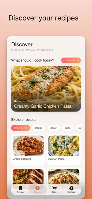 Receptly: Save recipes screenshot 1