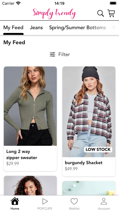 Simply Trendy Boutique Screenshot