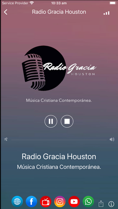 Radio Gracia Houston Screenshot