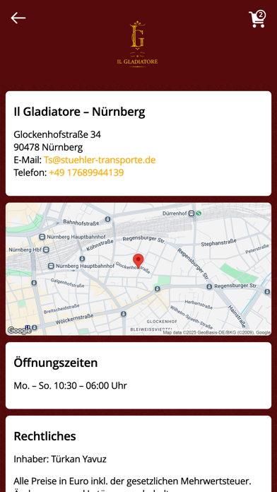 Pizza Il Gladiatore Nürnberg screenshot