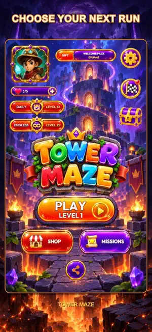 Tower Maze Climb & Escape Lava screenshot 3
