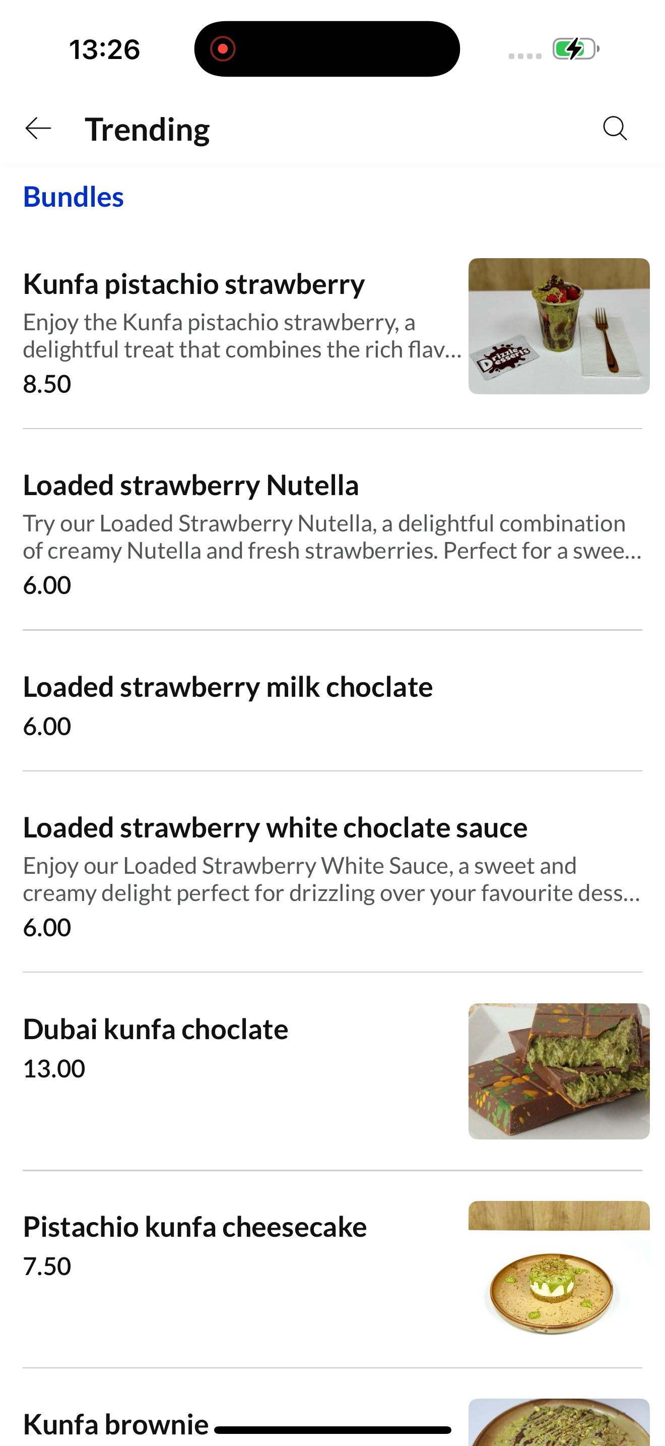 Drizzle Desserts