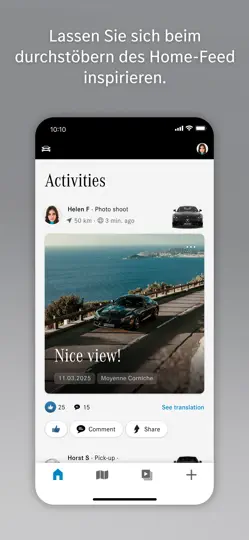 Screenshot von Mercedes-Benz Stories auf dem iPhone 5