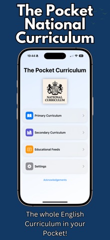 Pocket National Curriculum screenshot