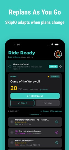 Ride Ready - Theme Park Waits screenshot