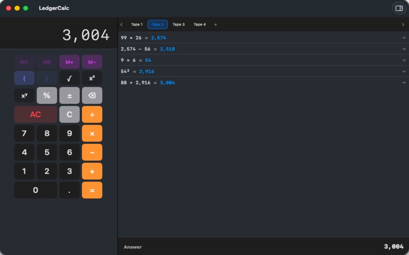 LedgerCalc screenshot 3