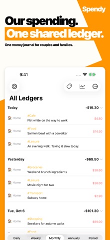 Spendy - Expense Tracker Diary Screenshot 1 of 5