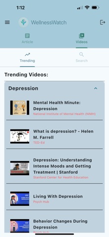 WellnessWatch screenshot