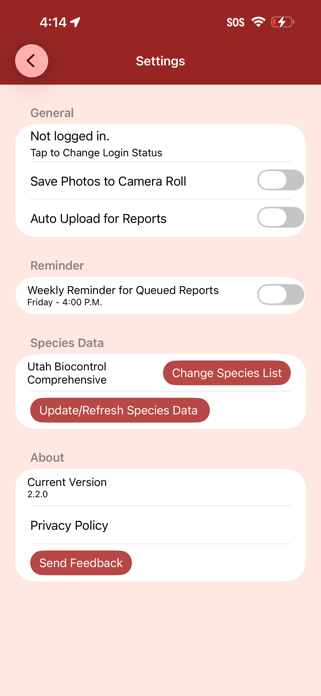 EDDMapS Biocontrol Screenshot 7 of 7