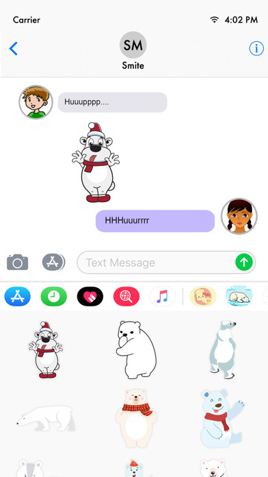 Animated Polar Bear Stickers! Screenshot