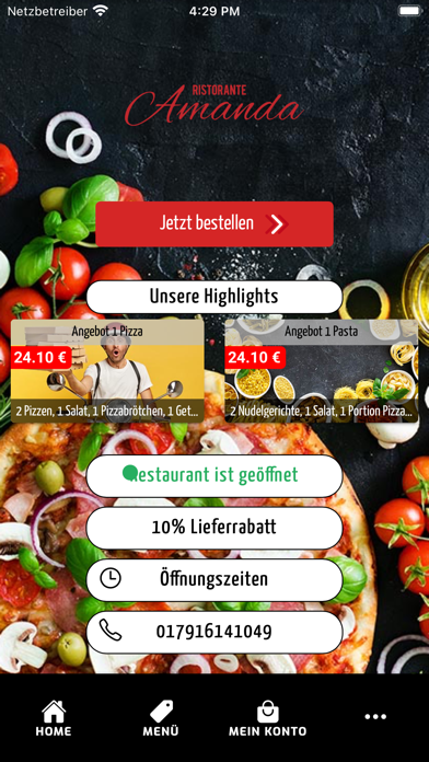 Ristorante Amanda Screenshot