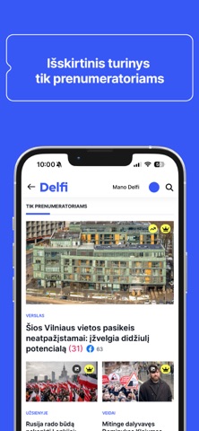 www.delfi.lt screenshot