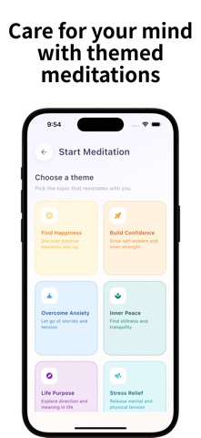 MindBloom - AI Meditation iPhone screenshot