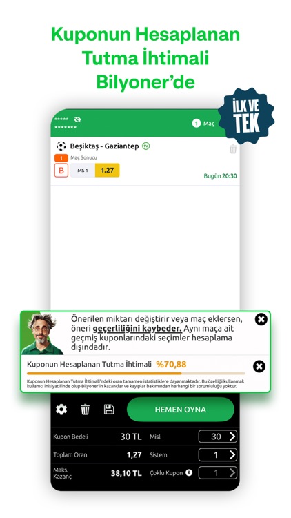 Bilyoner - İddaa & Canlı Bahis