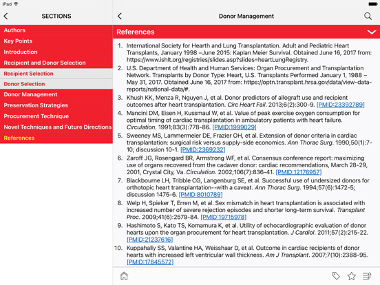 Screenshot #6 pour STS Cardiothoracic Surgery
