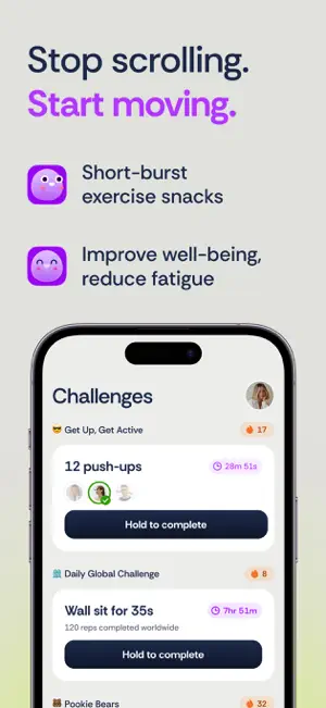 Sporadic: Fitness Challenges screenshot 1