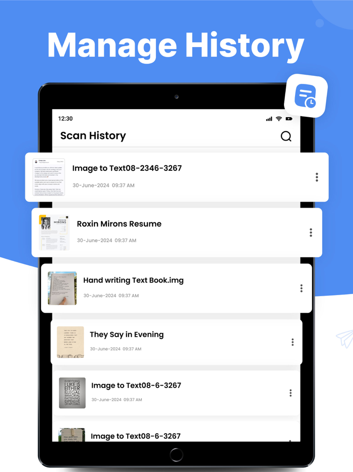 Image To TextOCR Text Scanner