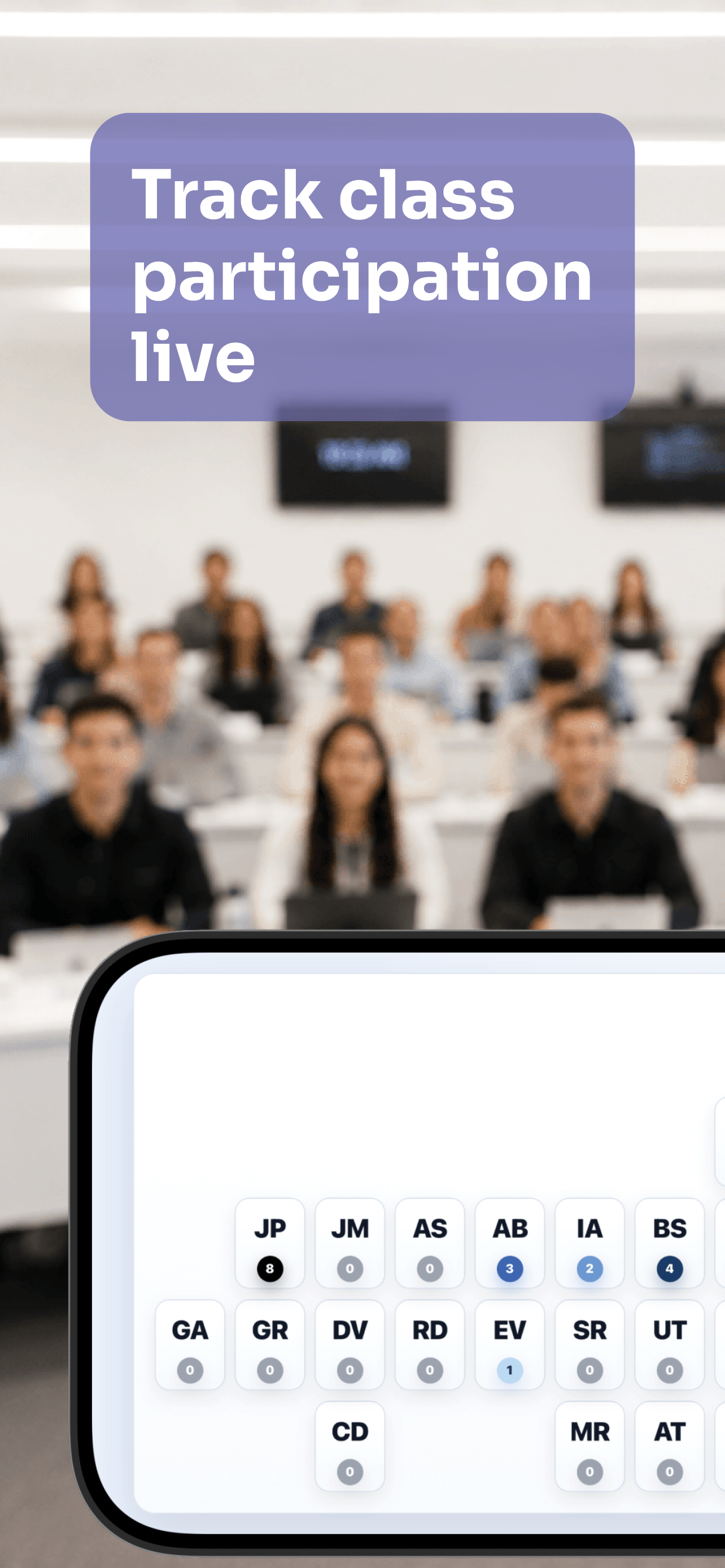 Class Participation Tracker screenshot 2
