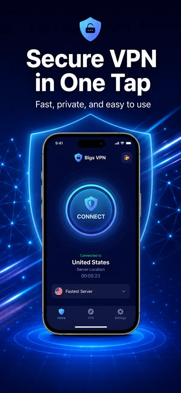 Screenshot #1 pour Bigs VPN - Rapide et sécurisé