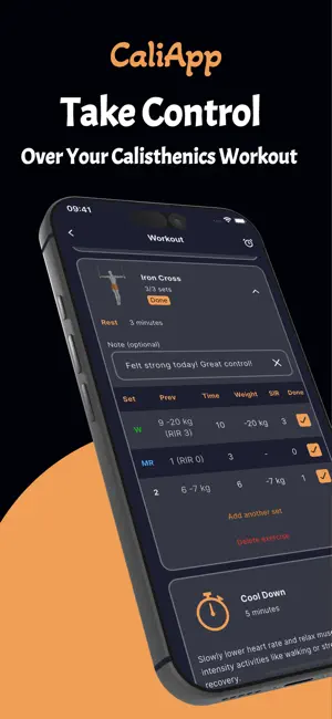 CaliApp - Body Control screenshot 1
