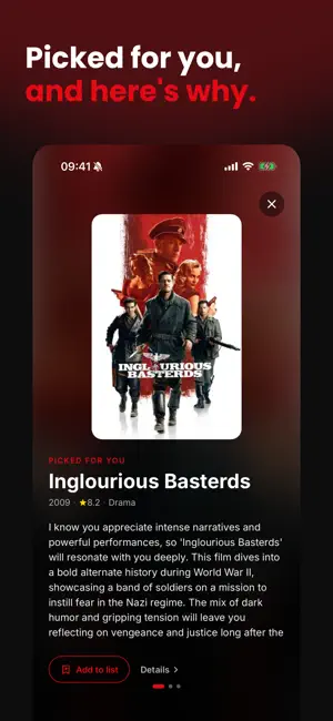 Movier: Films & Taste Match screenshot 2