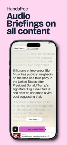 Briefcase: Audio Briefings screenshot