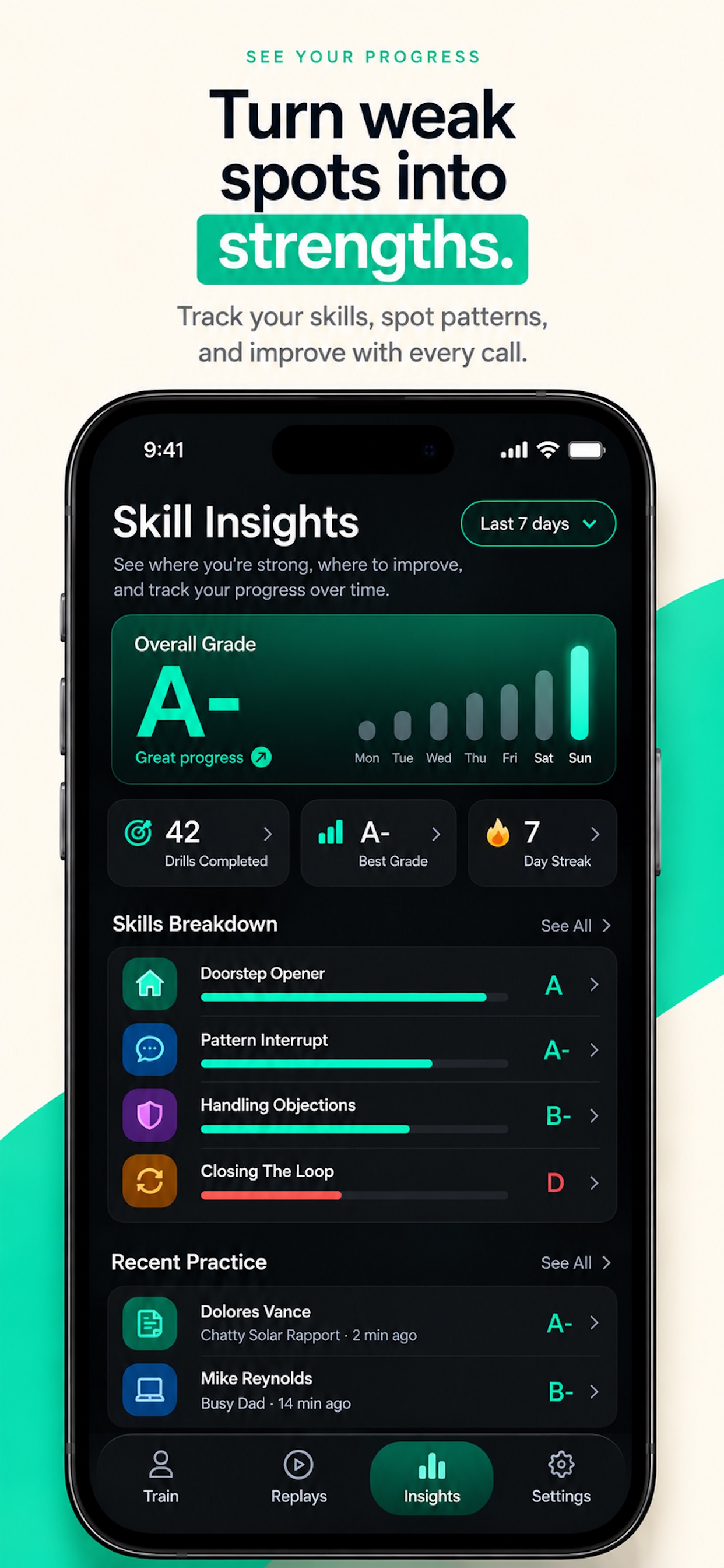 Screenshot 5 of KnockLab AI: D2D Sales Coach