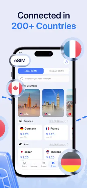 2ndSIM: eSIM for Travel screenshot 2