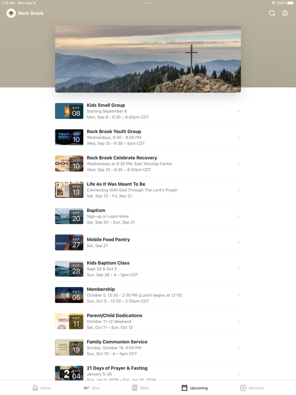 Screenshot #6 pour Rock Brook Church App