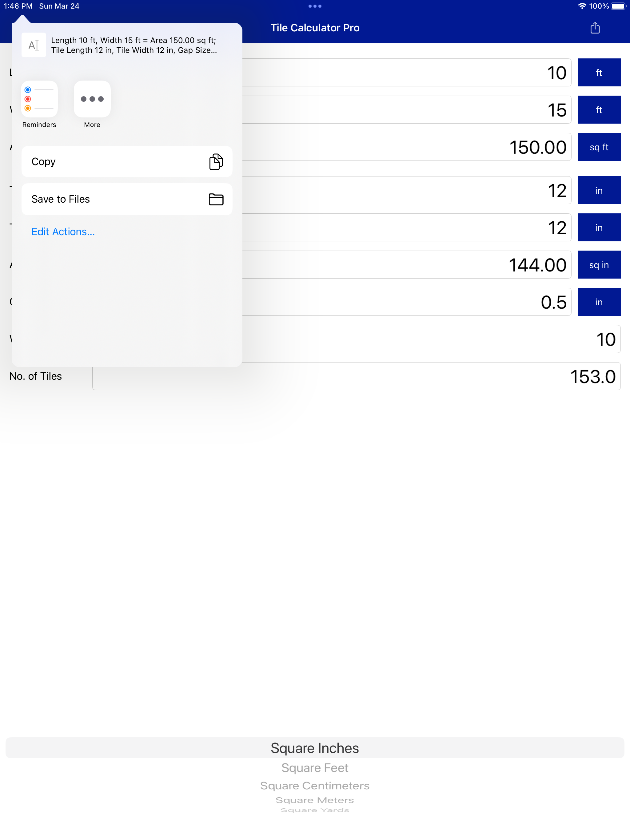 Tile Calculator Pro
